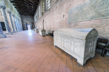 iç in classe san'apollinare, raven yakınındaki ünlü Bazilika