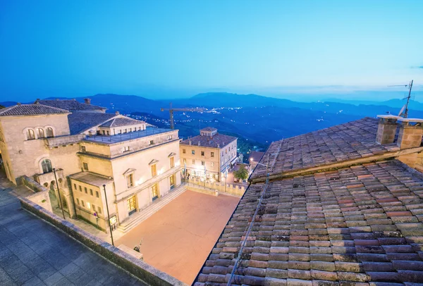 San Marino por la noche —  Fotos de Stock