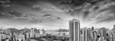 Hong Kong Adası'nın panoramik görünüm