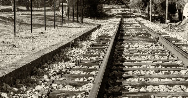 Ferrocarril antiguo — Foto de Stock