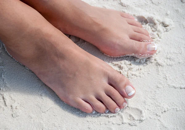 Beautiful woman feet — Stock Photo, Image