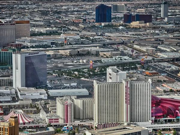 Las Vegas - luchtfoto skyline van de stad — Stockfoto