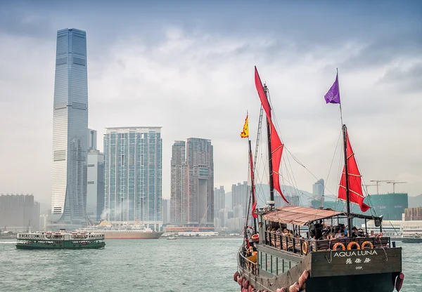 Aqua Luna boat — Stock Photo, Image