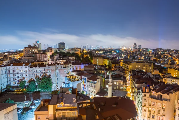 Cidade noite panorama — Fotografia de Stock