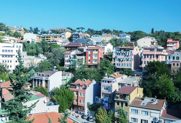 家园和伊斯坦布尔的天际线 — 图库照片