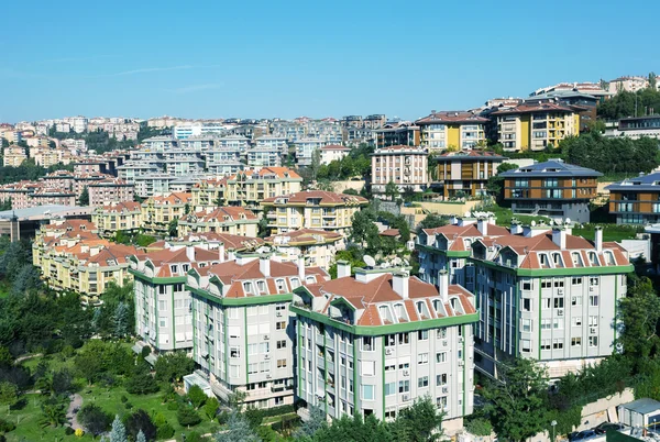 Budovy a panorama Istanbulu — Stock fotografie