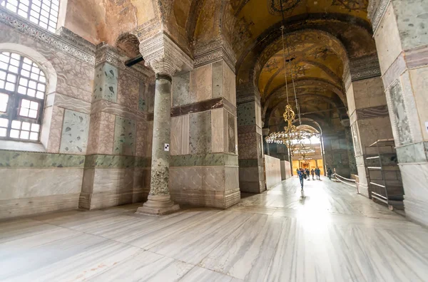 Het interieur van de Hagia Sophia — Stockfoto