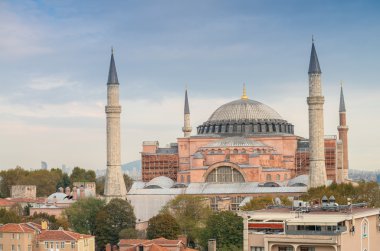 Ayasofya'nın güzel manzarasına