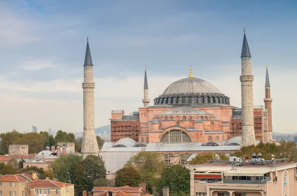 Schöner blick auf hagia sophia — Stockfoto