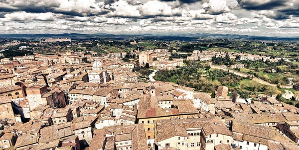 Middeleeuwse architectuur, Siena — Stockfoto