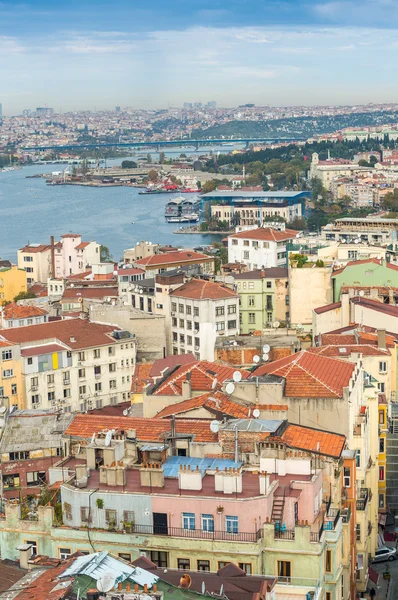 Istanbul paesaggio aereo della città — Foto Stock