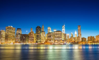 Çarpıcı Manhattan ışıklar