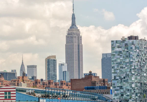 Fantastisk utsikt över Manhattan skyline. — Stockfoto