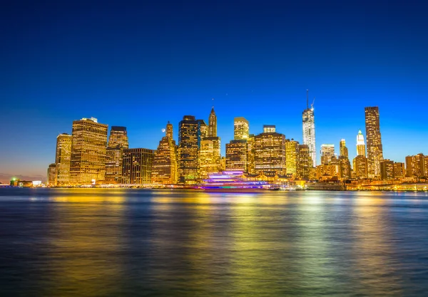 Manhattan skyline von brooklyn — Stockfoto