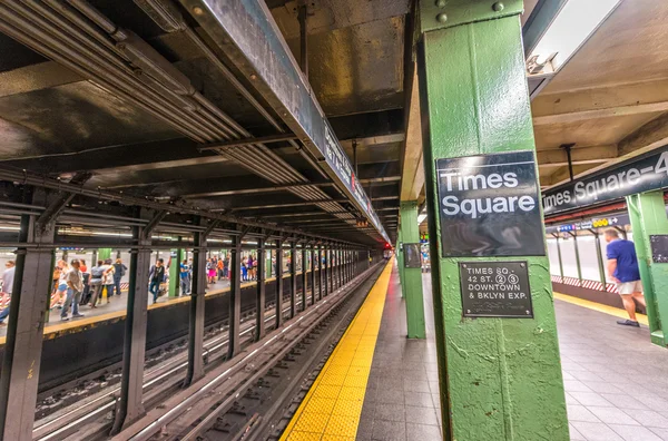 Stacja metra Times square — Zdjęcie stockowe