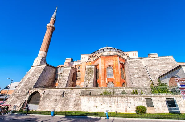 Exteriör utsikt över Hagia Sophia — Stockfoto