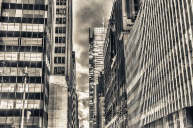 Alacakaranlıkta şaşırtıcı New York gökdelen