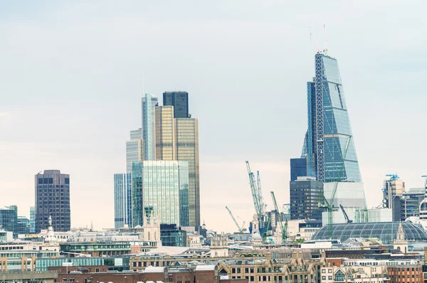 Londra siluetinin çarpıcı havadan görünümü — Stok fotoğraf