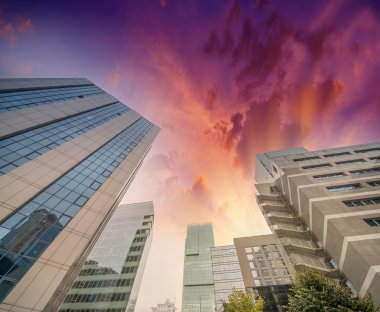 Istanbul'da Levent gökdelenler