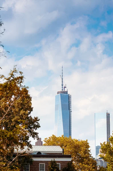 Manhattan skyscrapers In New York — Stock Photo, Image