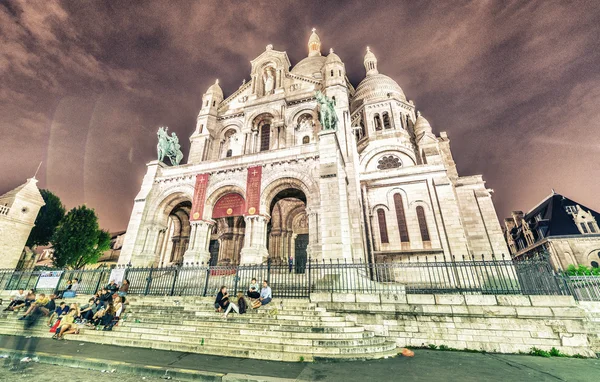 Montmartre turist. Paris — Stok fotoğraf