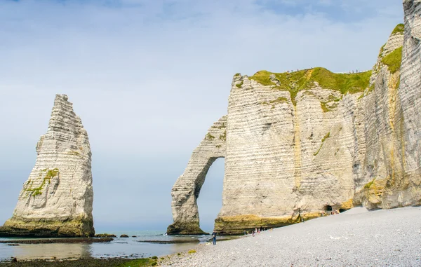 Cliffs of Etretat in Normandy — Stock Photo, Image