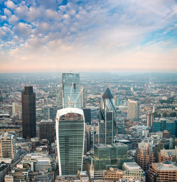 City business center skyscrapers — Stock Photo, Image