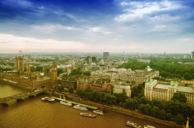 Londra hava manzarası