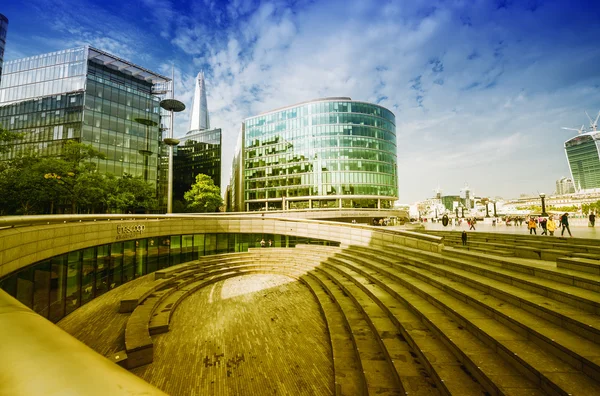 City Hall area on a beautiful sunny day — Stock Photo, Image