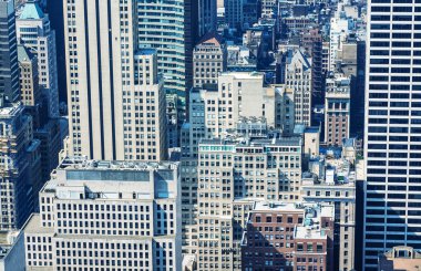 New york şehrinin mimarisi.