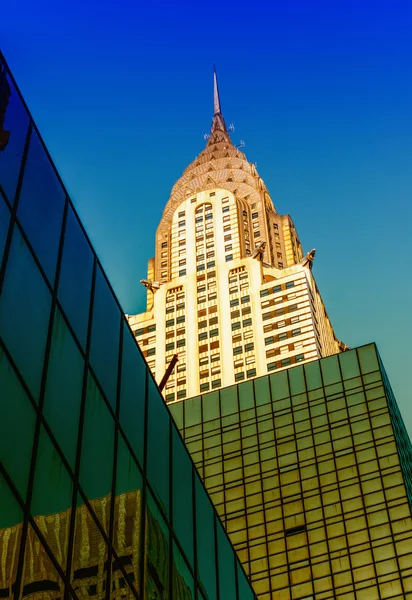 Facciata dell'edificio Chrysler a New York — Foto Stock