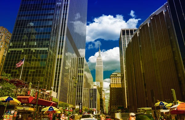 Edificios de Manhattan en Nueva York — Foto de Stock