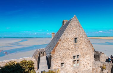 Mont Saint-Michel sokakları, Fransa