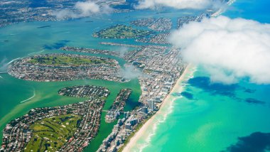 Miami South Beach havadan görünümü