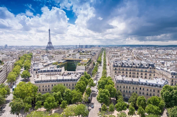 Paris stadsutsikt — Stockfoto