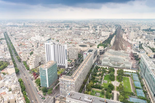 Amazing aerial view of Paris — Stock Photo, Image