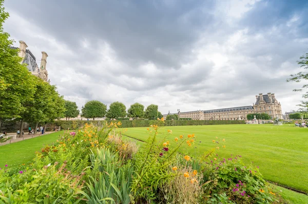 Ogrody Tuileries w Paryż, Francja — Zdjęcie stockowe