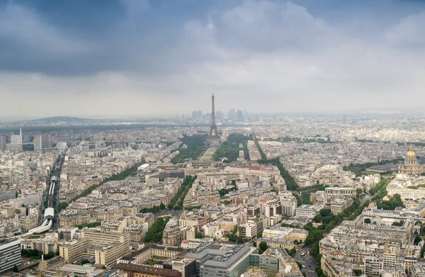 Paris e Torre Eiffel — Fotografia de Stock