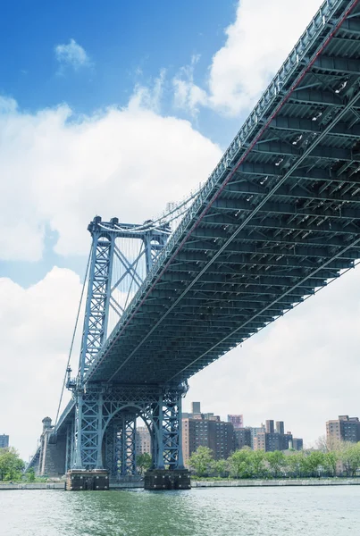 Manhattan bridge i new york — Stockfoto