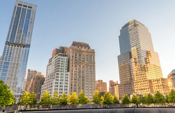 9 11 memorial local em Nova York — Fotografia de Stock