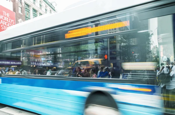 Ônibus públicos em Nova York — Fotografia de Stock