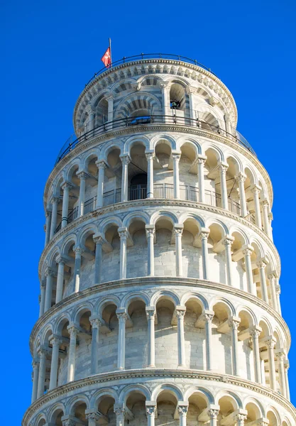 Detail schiefen Turms — Stockfoto