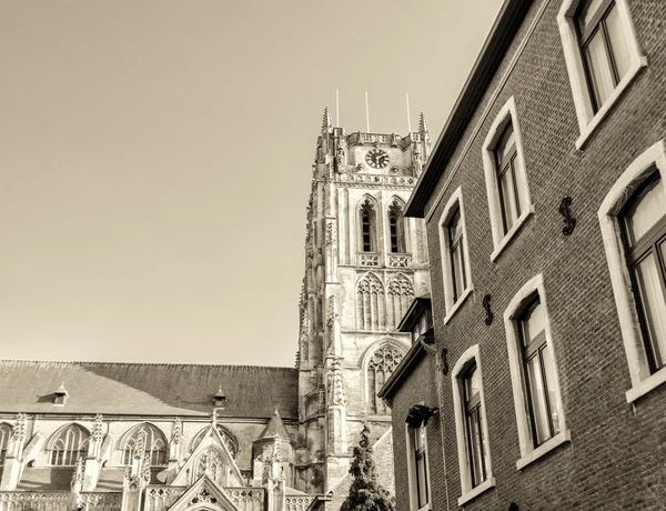 Architectuur van Brugge, België — Stockfoto