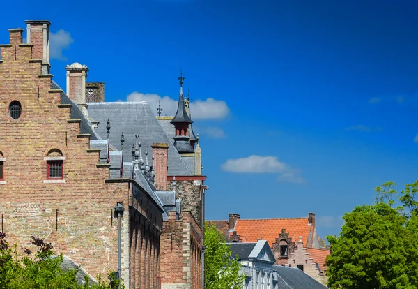 Architettura di Bruges, Belgio — Foto Stock