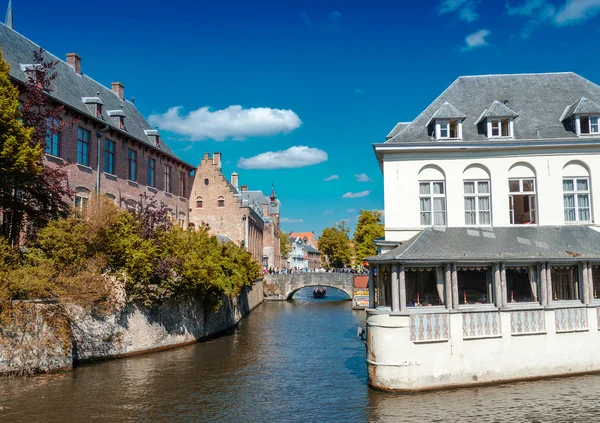 Arquitetura de Bruges, Bélgica — Fotografia de Stock