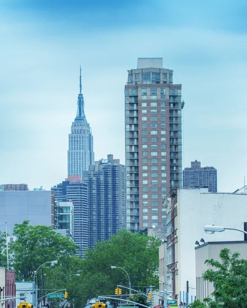 Skyline di Midtown Manhattan, New York — Foto Stock