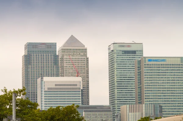 Canary Wharf, financial district of London — Stock Photo, Image