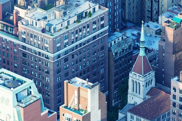 Nova Iorque, Midtown Manhattan vista aérea — Fotografia de Stock
