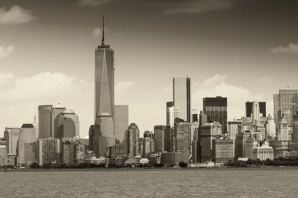 Lagere skyline van manhattan — Stockfoto