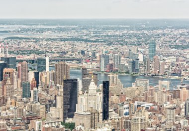 Manhattan siluetinin ve Binalar